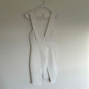 Urban Outfitters White Finders Keepers Basic Instinct Dress